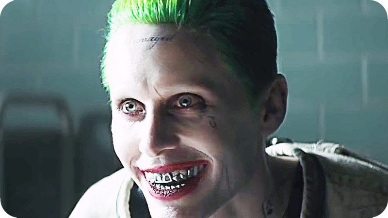 jared leto joker scenes out from suicide squad movie