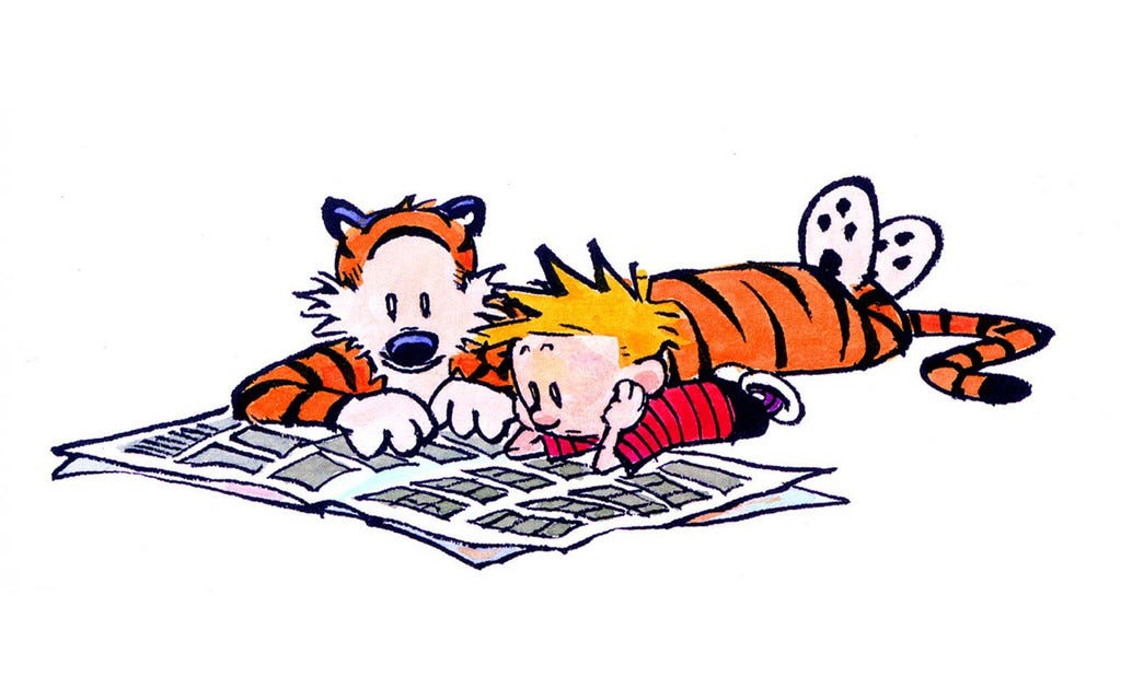 Calvin and Hobbes': America's Most Profound Comic Strip - WSJ