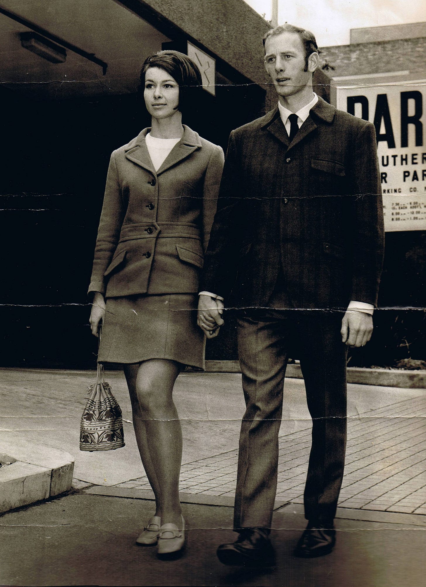 mum and dad walking