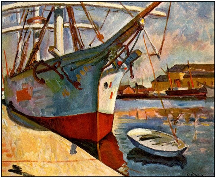 Ship at Le Havre, 1905 - Georges Braque