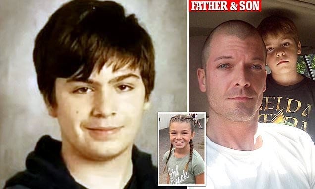 Carson Peters-Berger, 14, charged with the rape and murder of his cousin  10-year-old cousin Lily Peters. He's also the son of a convicted pedophile,  Adam Berger, who was caught with a stash