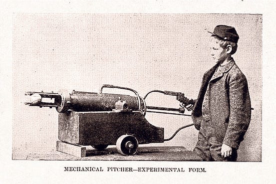 Professor Hinton's Mechanical Pitcher