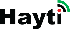 The logo for Hayti App