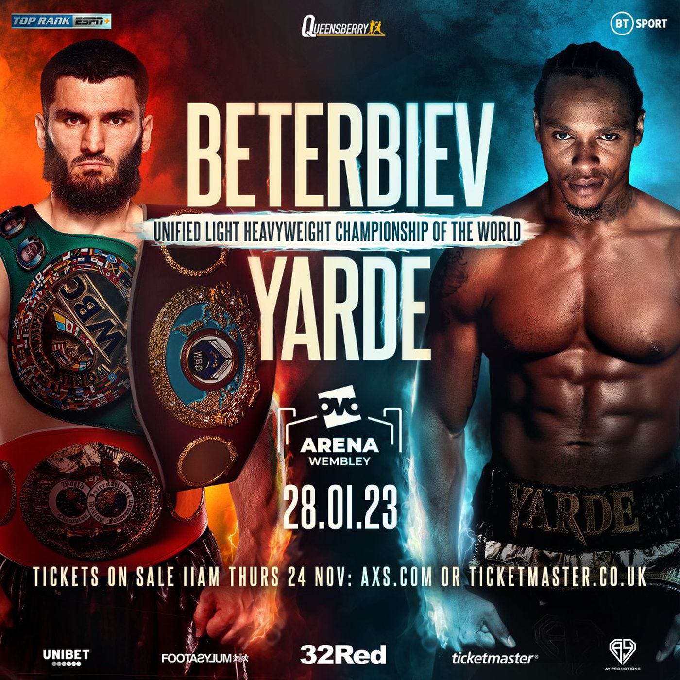 Artur Beterbiev vs Anthony Yarde official for Jan. 28 - Bad Left Hook