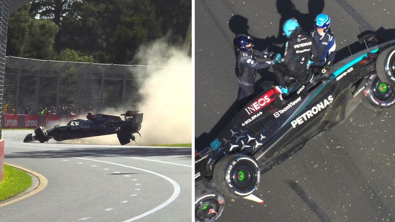 F1 Australian Grand Prix 2024, Mercedes' George Russell crash video, out on  last lap chasing Aston Martin's Fernando Alonso, highlights, latest news :  r/CRNSports