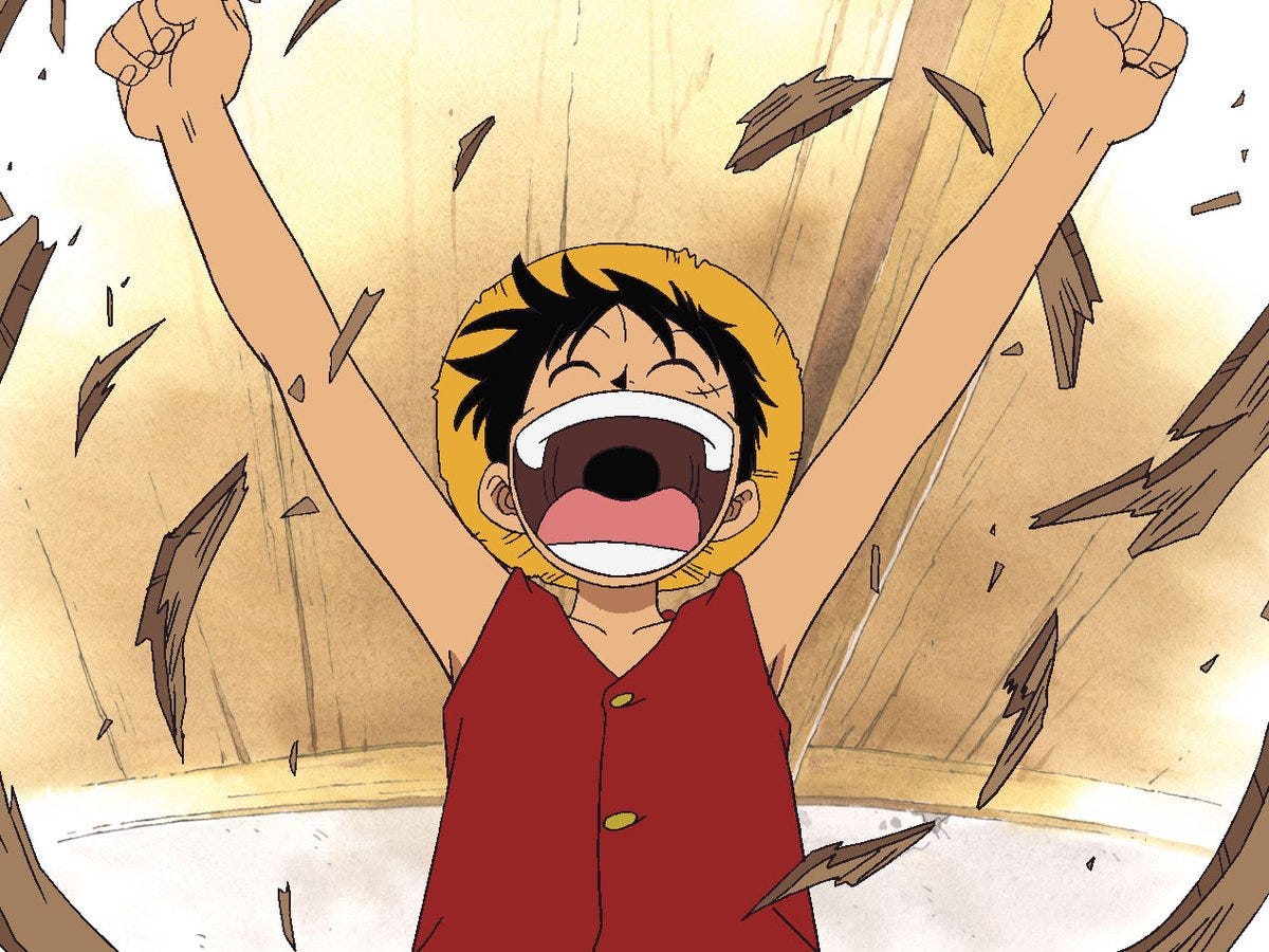 Toei Animation on X: "21 years ago...Monkey D. Luffy bursted out of a barrel  and began the quest for the world's greatest treasure. Happy anniversary to  the Straw Hats and to ONE