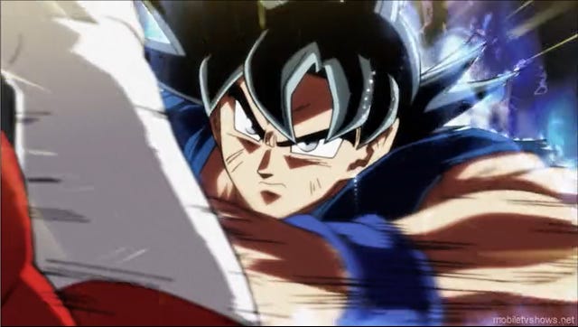 UI Goku vs Jiren, first fight