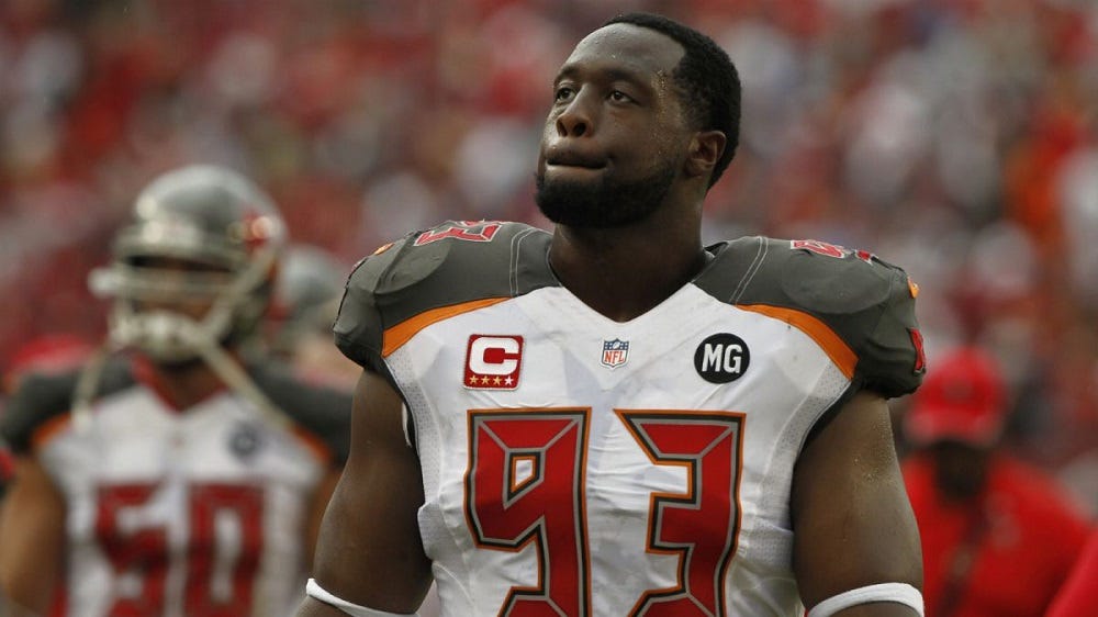 Gerald McCoy feeling handcuffed by NFL and Roger Goodell 2016 images