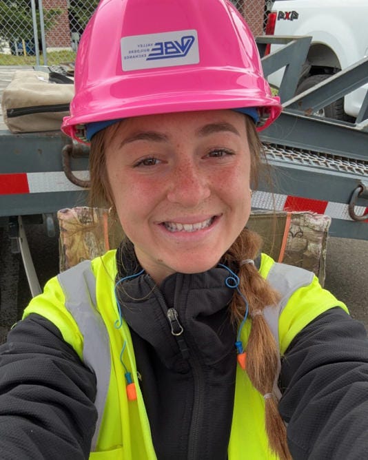 Breana Brackett.is working toward a degree in construction management at California State University, Chico.