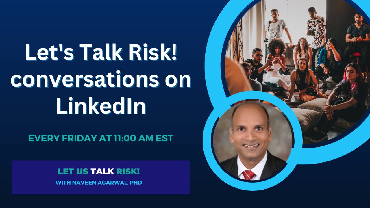 Let's Talk Risk! conversations on LinkedIn