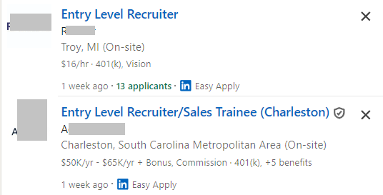 LinkedIn Search Job