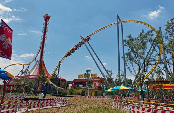 Super Boomerang coaster Fantawild