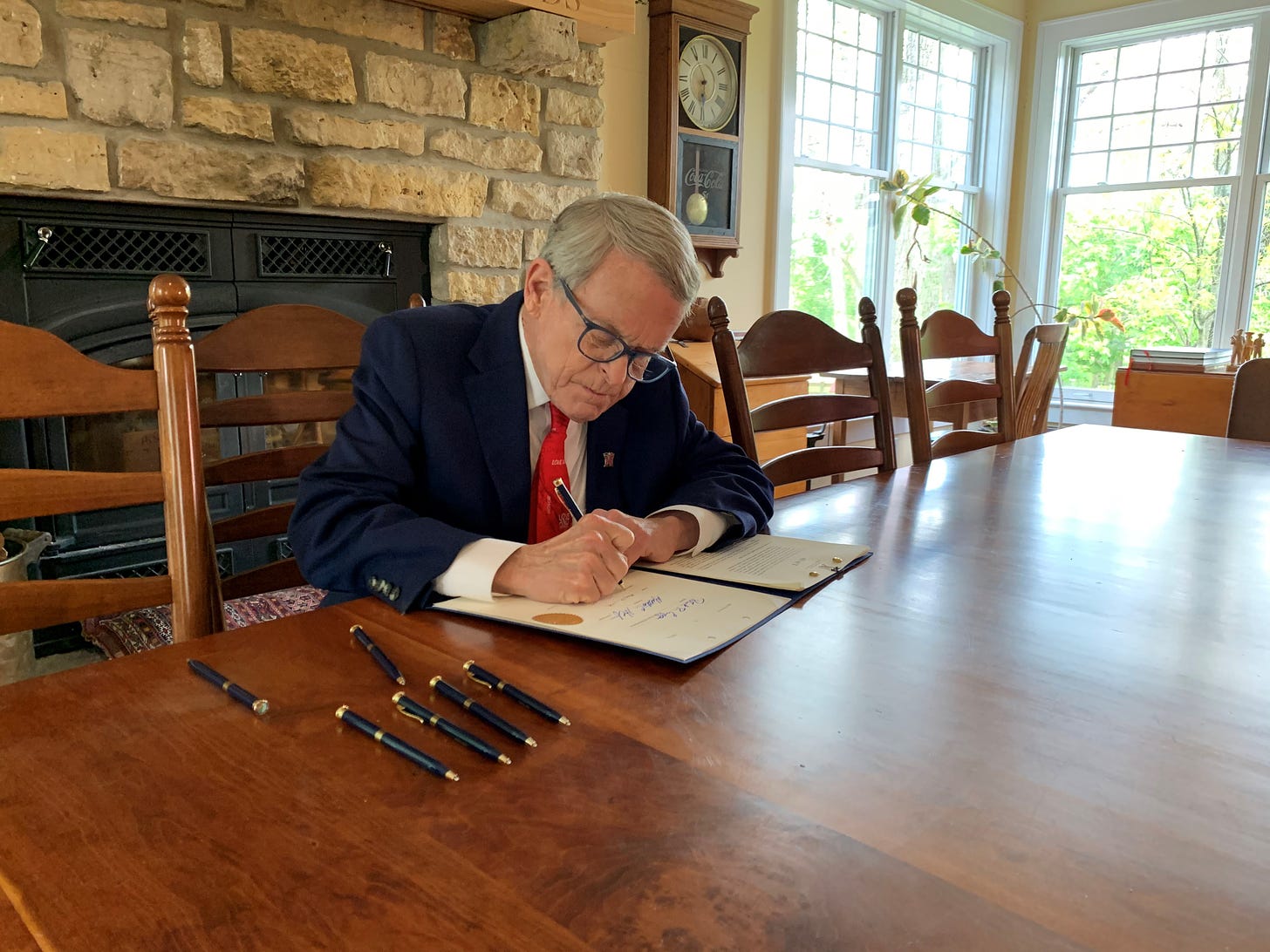 Governor DeWine Signing House Bill 6
