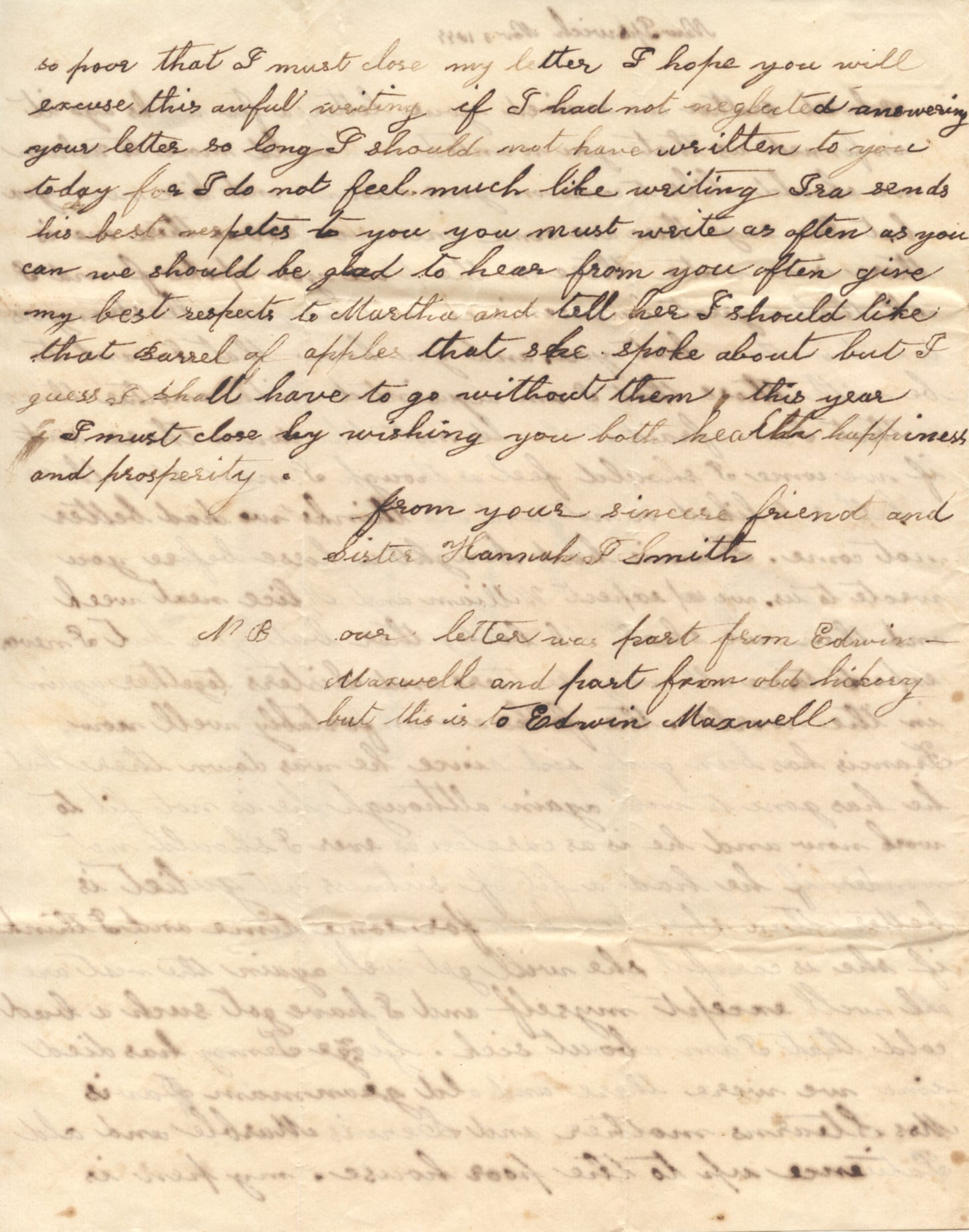 1844 letter - page 2