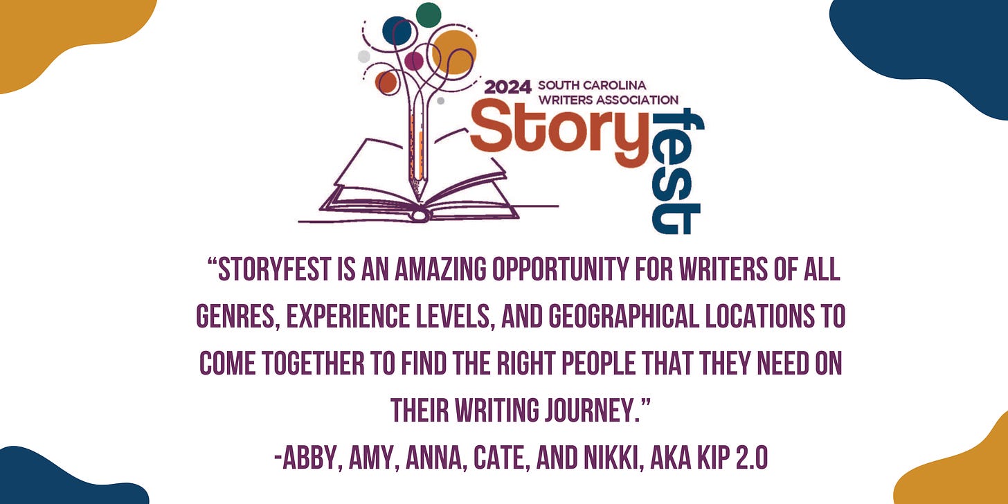 Graphic with quote about Storyfest impacr