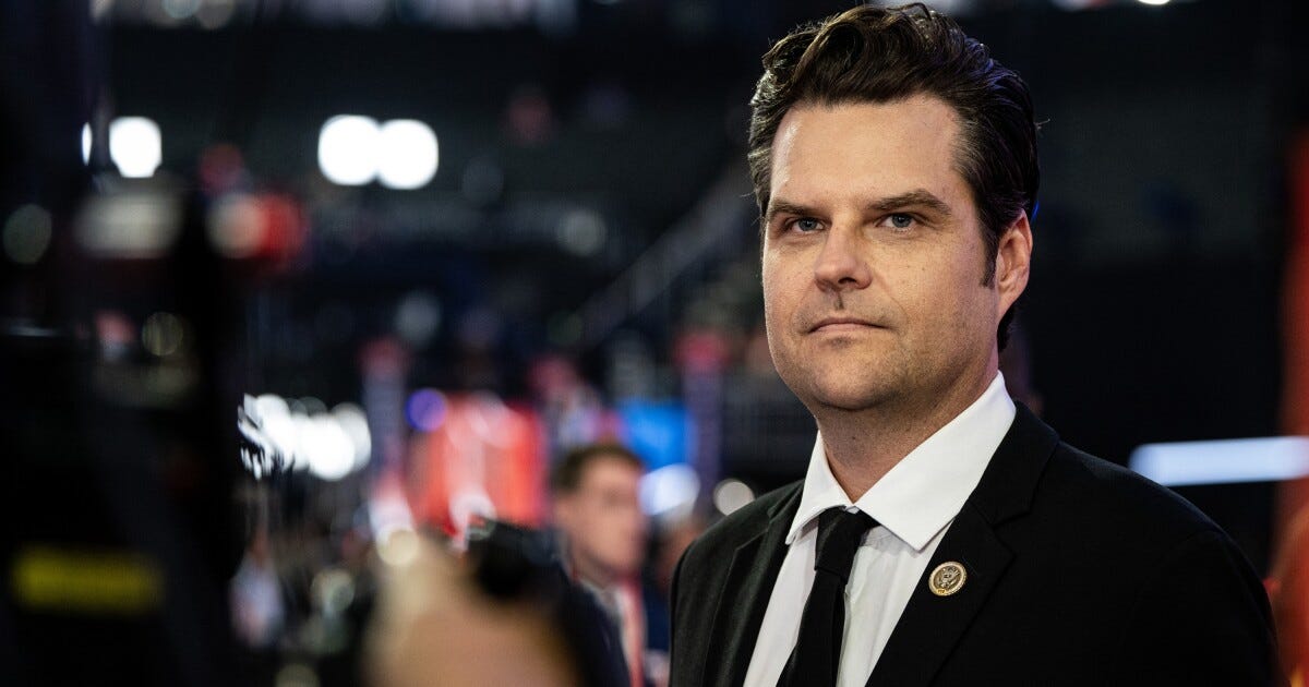 Matt Gaetz floats a run for Florida governor in 2026 | WLRN