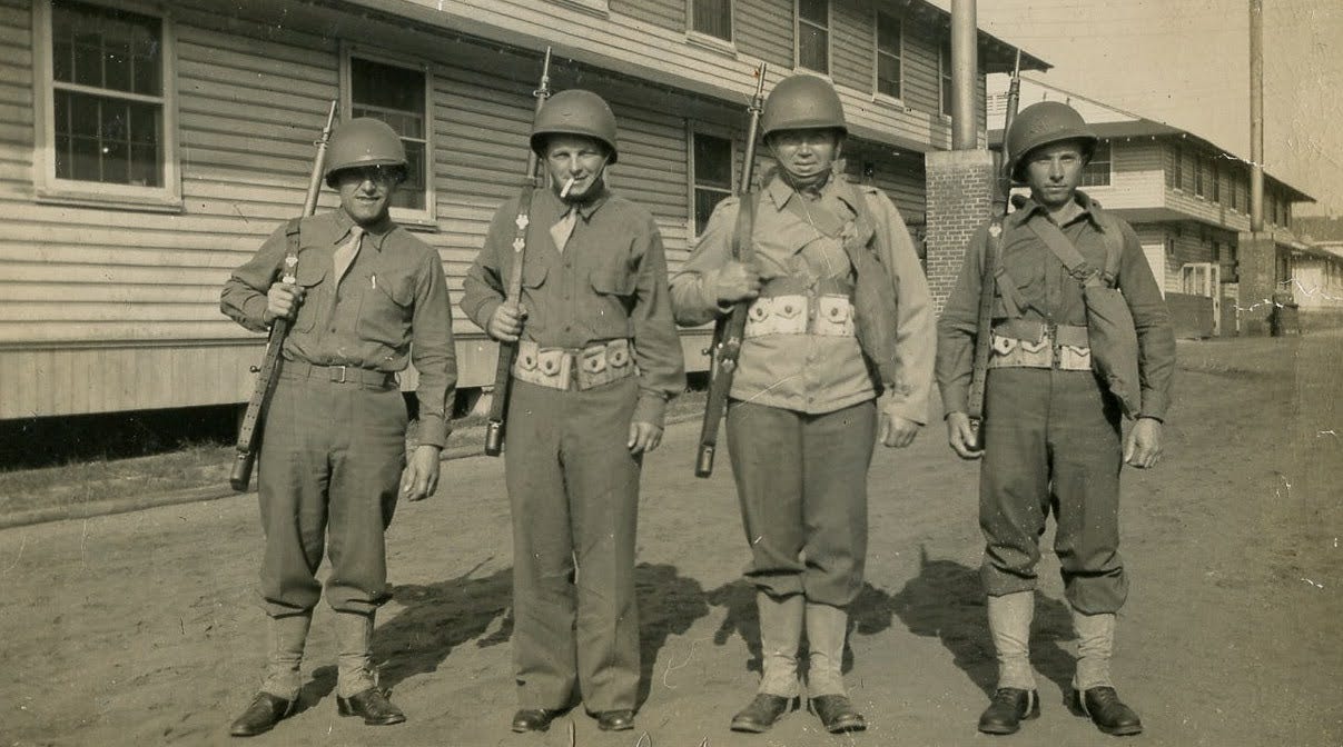 Four WWII soldiers