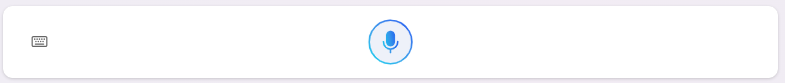 Bing microphone input