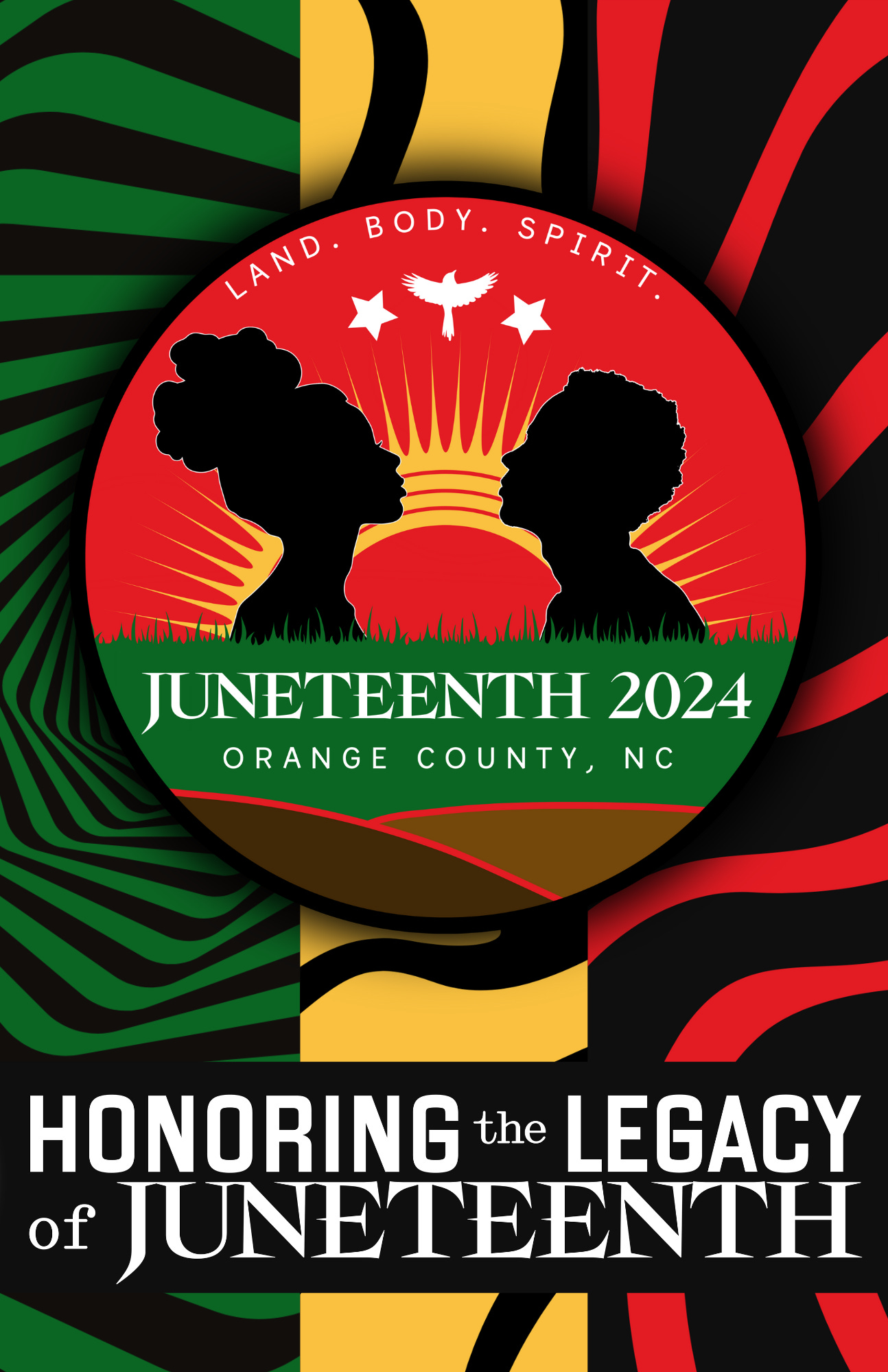 Juneteenth 2024 in Orange County, NC. Honoring the legacy of Juneteenth.