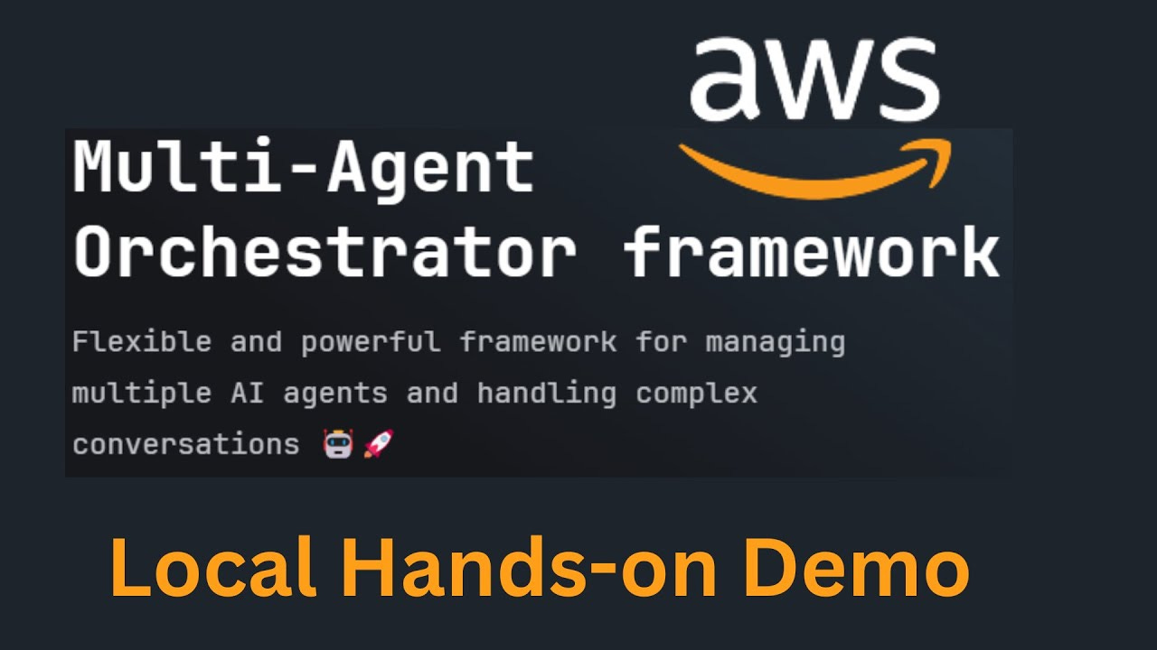 AWS Multi-Agent Orchestrator Framework: Step-by-Step Hands-on Tutorial