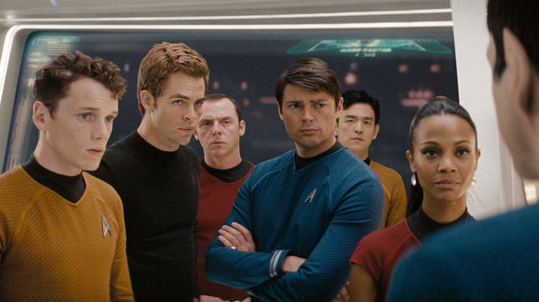 USS Enterprise crew from the 2009 film