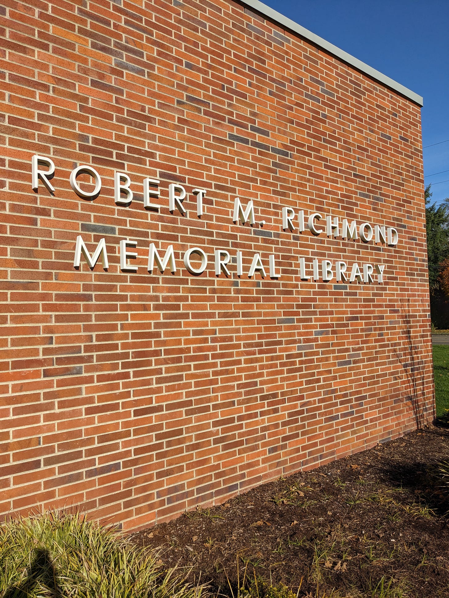 Robert M. Richmond Memorial Library, Forest Grove Oregon