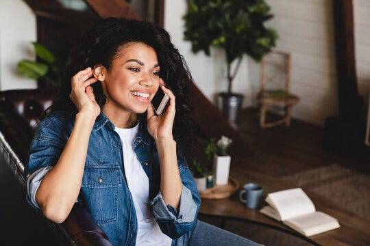 Black Woman Talking On Phone Images – Browse 109,266 Stock Photos, Vectors,  and Video | Adobe Stock