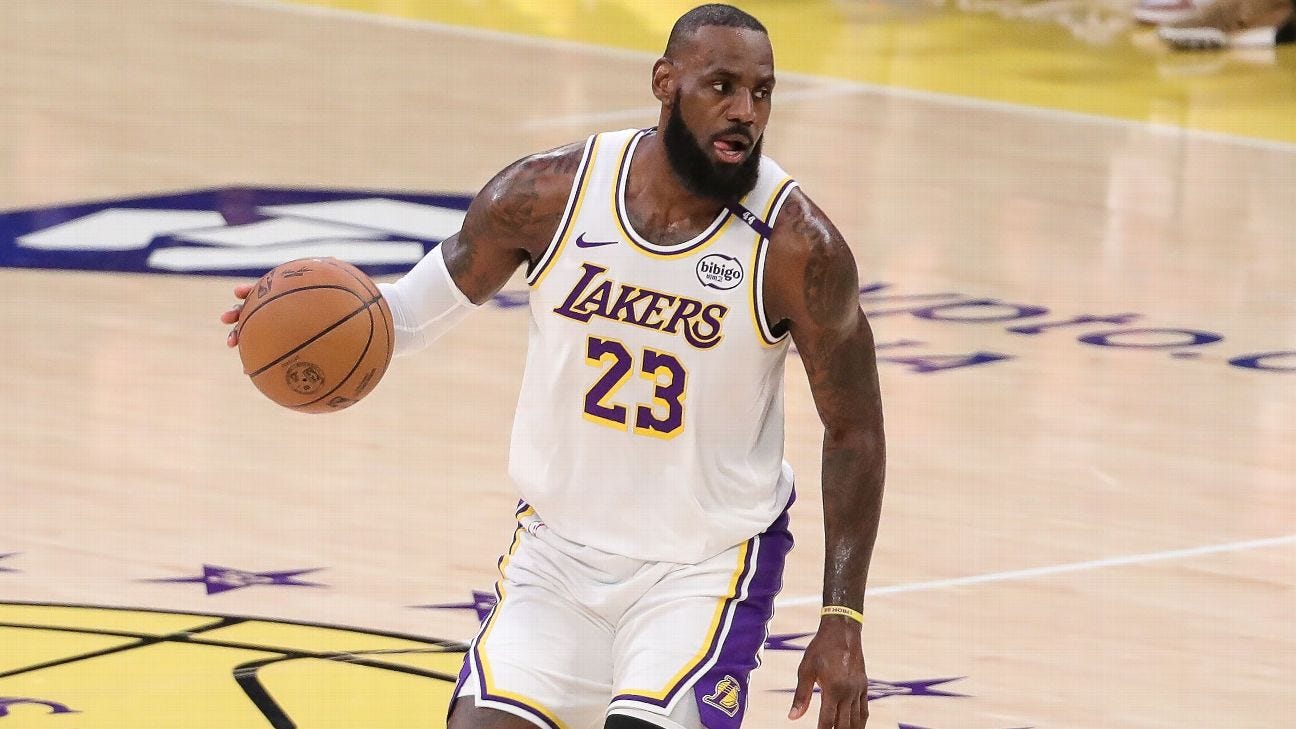 Source: LeBron James to stay with Lakers beyond NBA trade deadline - ABC7  Los Angeles