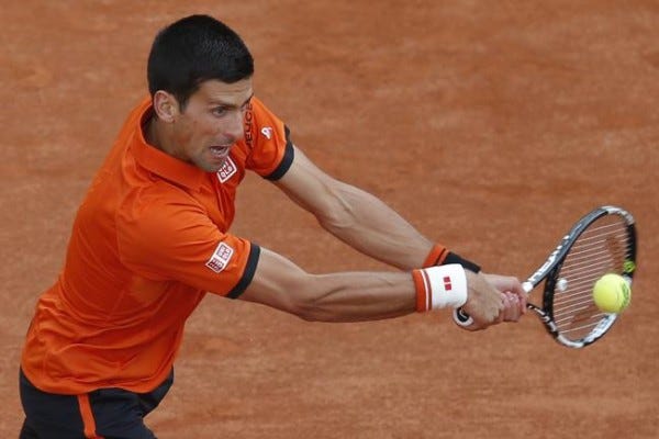 novak djokovic vs thanasi kokkinaskis 2015 french open roland garros