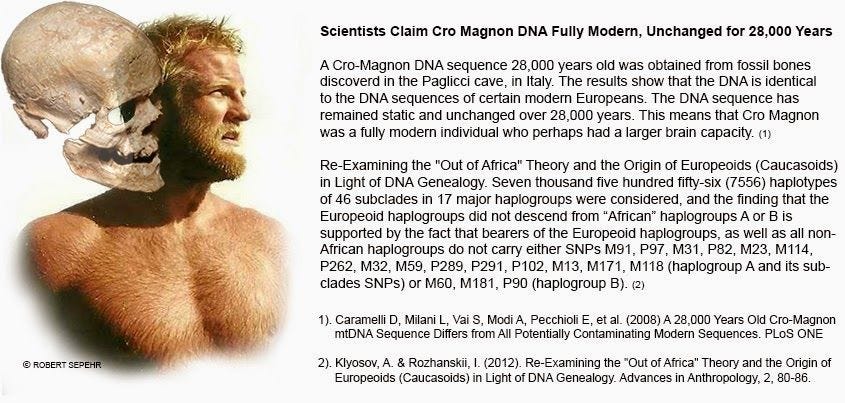 Cro Magnon DNA Unchanged for 28,000 Years Claim Scientists | Cro magnon,  Out of africa, Cro