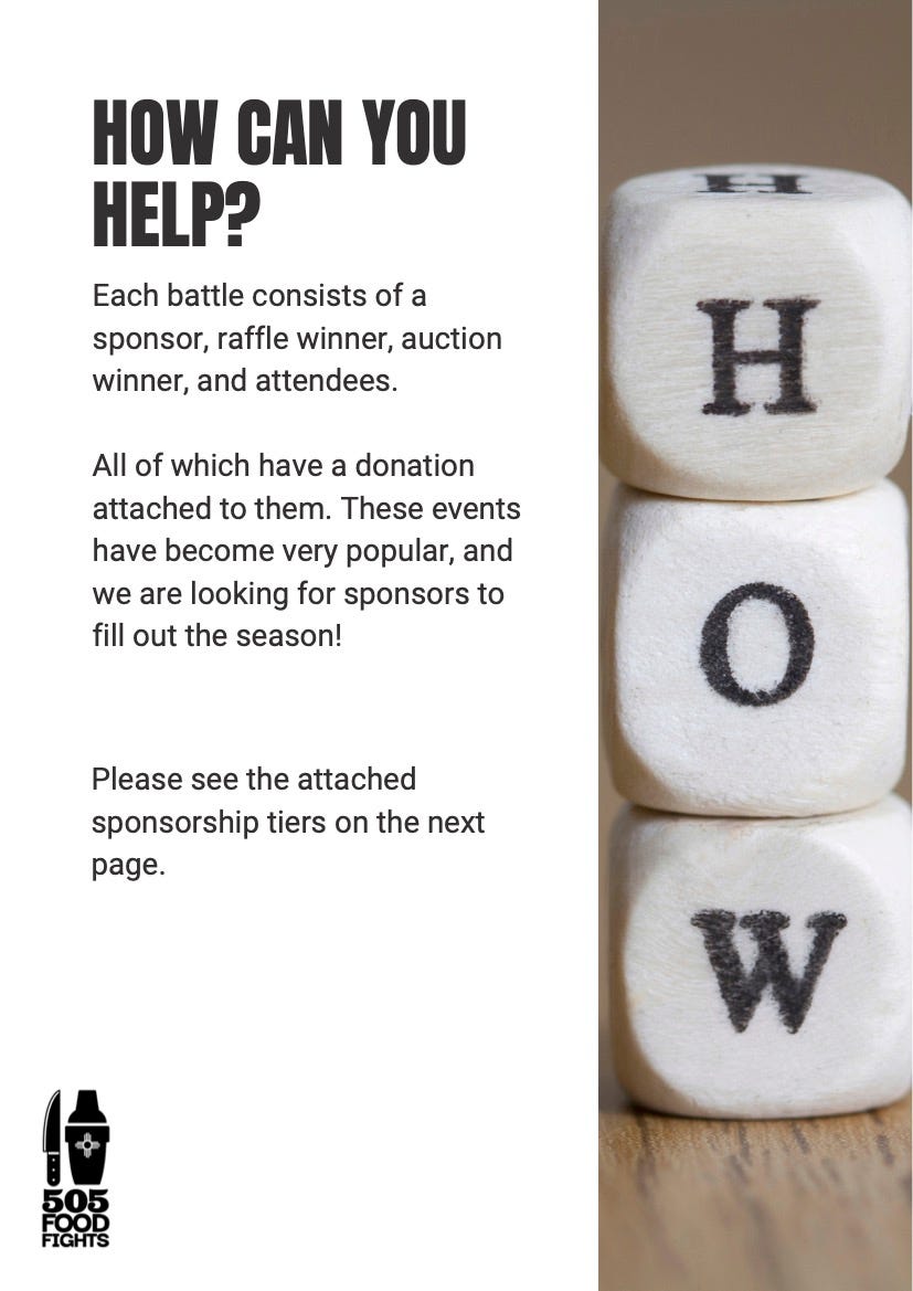 505 Food Fights details