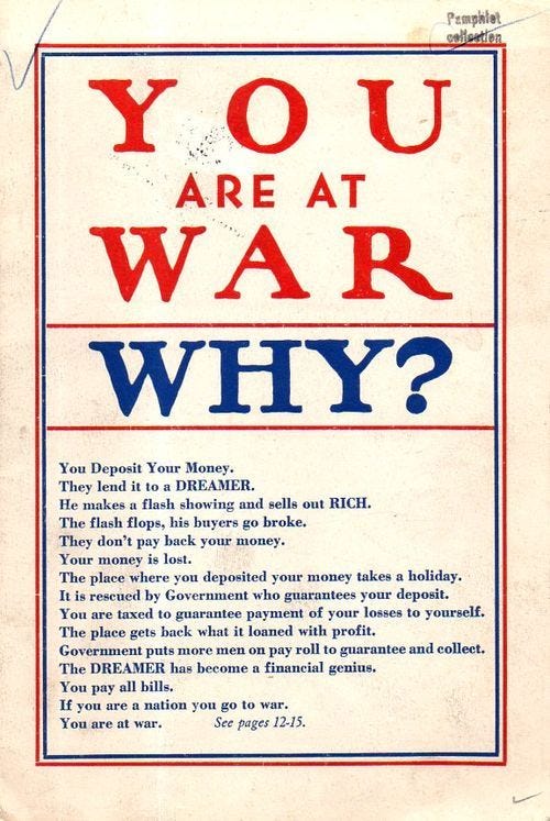 War is a Racket