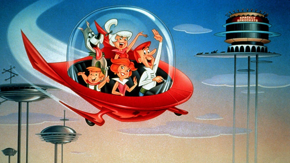 Astro, Judy, Elroy, Jane & George Television: The Jetsons (TV Serie) Usa/Can 1962û1963, 23 September 1962.