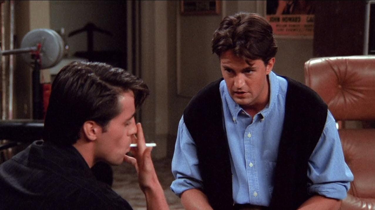 Friends" The One with the Thumb (TV Episode 1994)