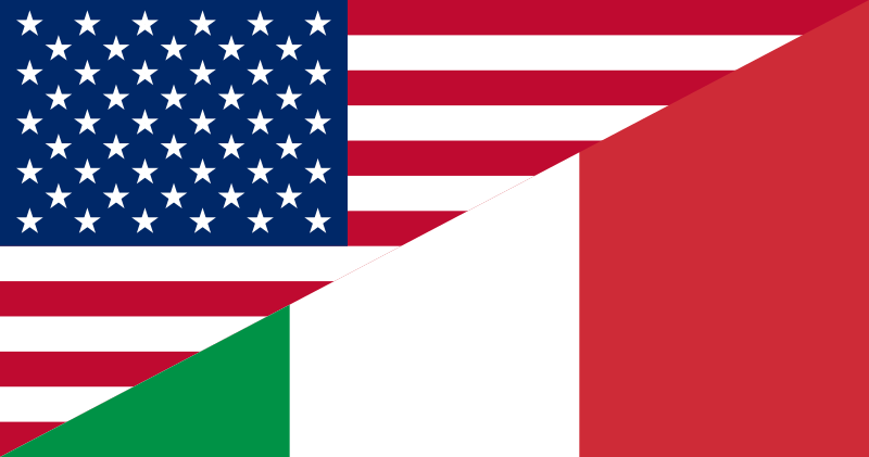 File:Flag of the United States and Italy.svg