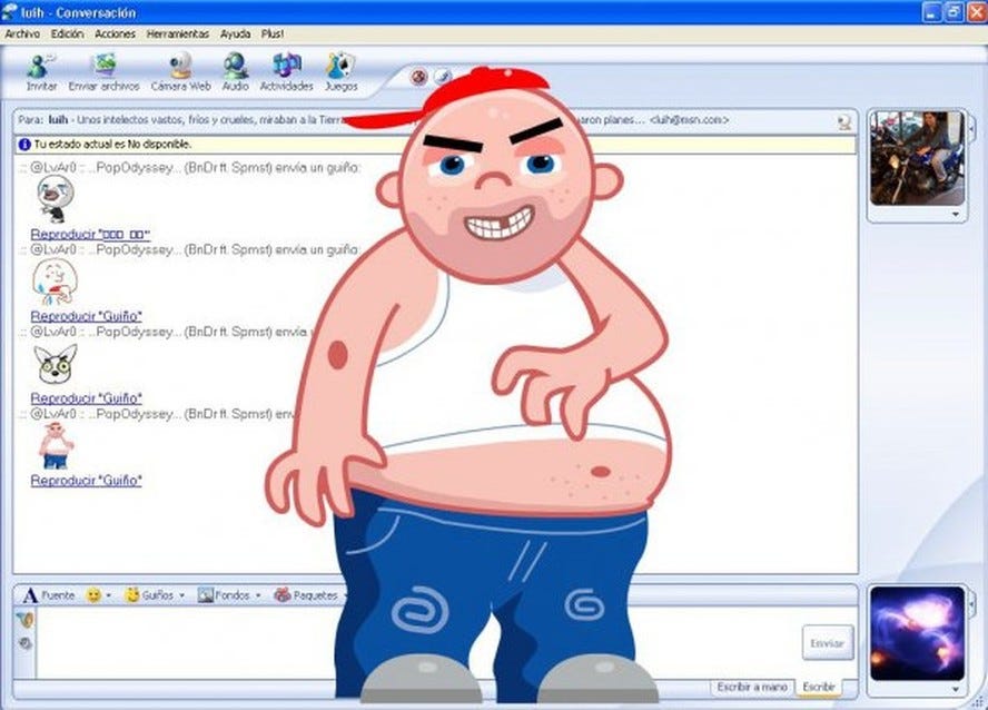 Gordinho peidão do MSN