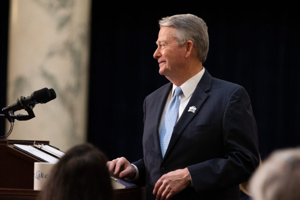 Idaho Gov. Brad Little gives State of the State