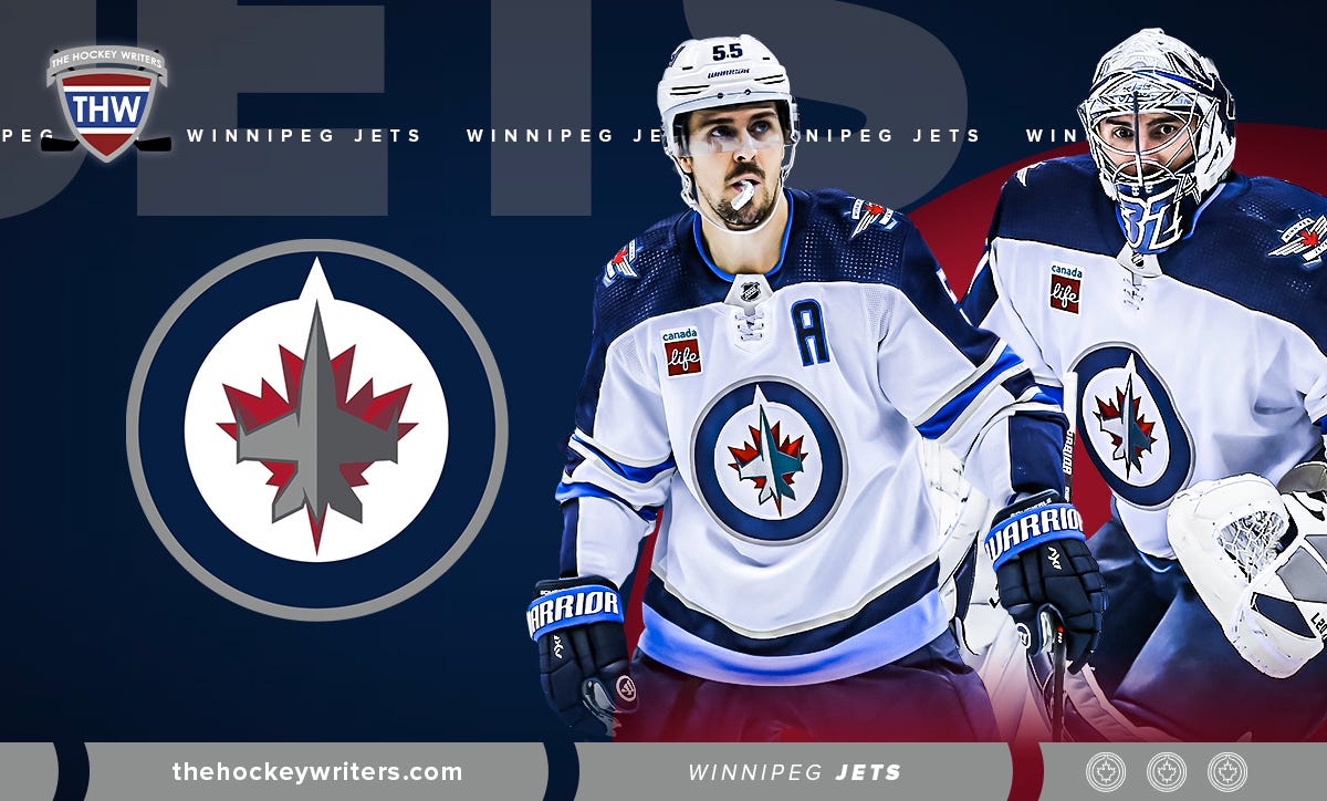 Mark Scheifele and Connor Hellebuyck Winnipeg Jets