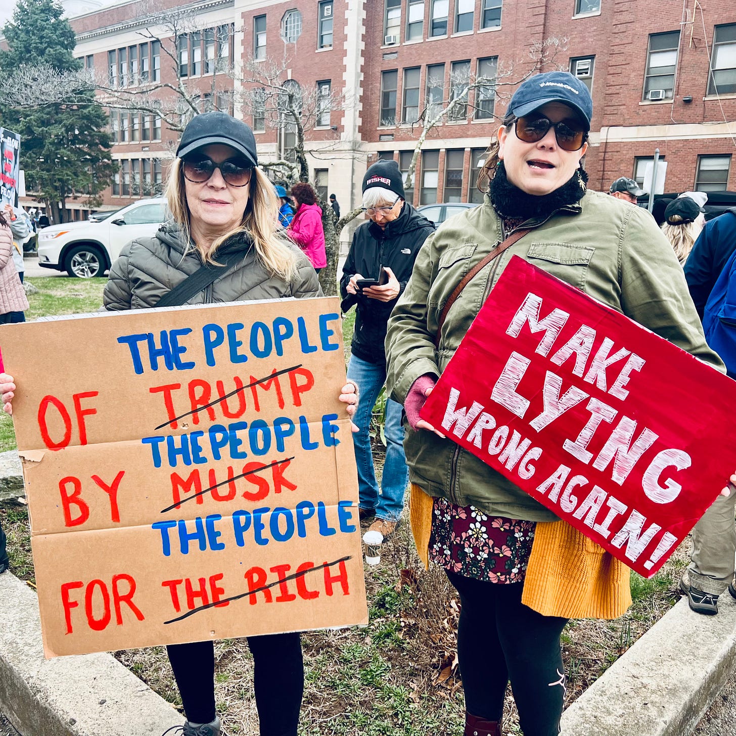 Steve Ahlquist: Thousands take to the streets of Providence to protest the Trump/Musk Administration 47 https%3A%2F%2Fsubstack post media.s3.amazonaws.com%2Fpublic%2Fimages%2Fa2acbe9c 3cda 4d23 b450