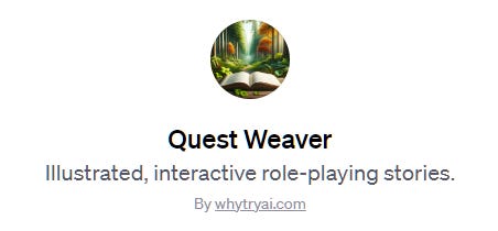 Quest Weaver: Illustrated, interactive stories