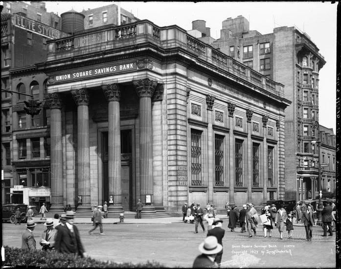 Daytonian in Manhattan: Henry Bacon's 1907 Union Square Savings Bank