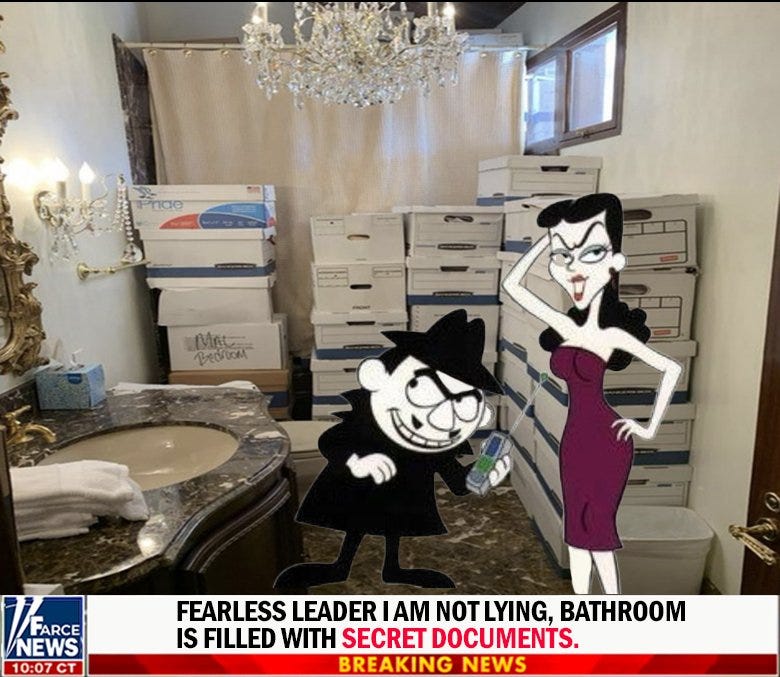 Devin Nunes' Alt-Mom on Twitter: "Your best Trump bathroom documents memes.  Let's see them." / Twitter