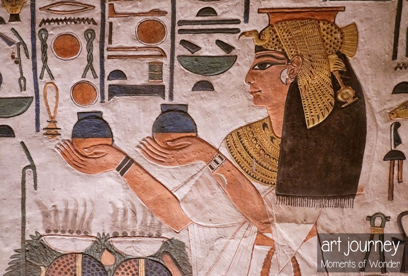 Nefertari's painting from QV66 tomb