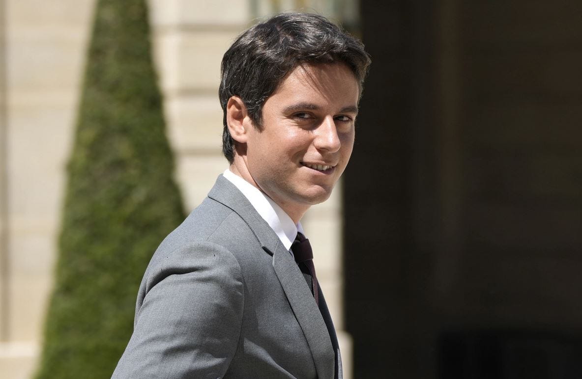 Gabriel Attal is France's youngest-ever prime minister at age 34 and the  first who is openly gay - myRepublica - The New York Times Partner, Latest  news of Nepal in English, Latest