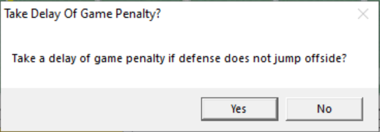 Action! PC Football Take Delay Penalty