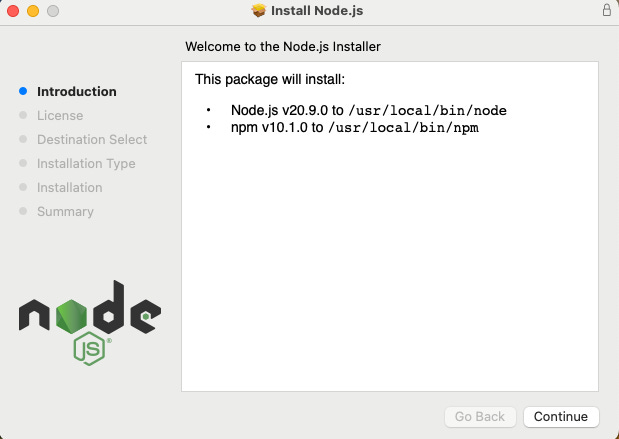 Installing Node.js