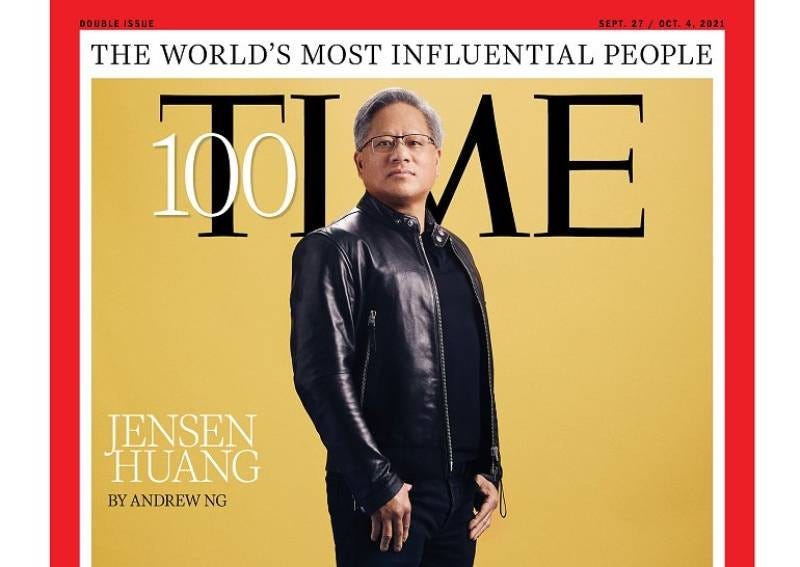 Nvidia CEO Jensen Huang named in Time's 100 Most Influential list,  Lifestyle News - AsiaOne