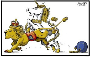 lion and unicorn brexit