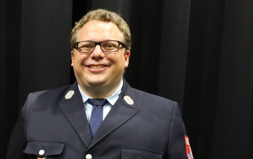 Martin Dodel war seit Juli 2021 Kommandant der Freiwilligen Feuerwehr Wildpoldsried.