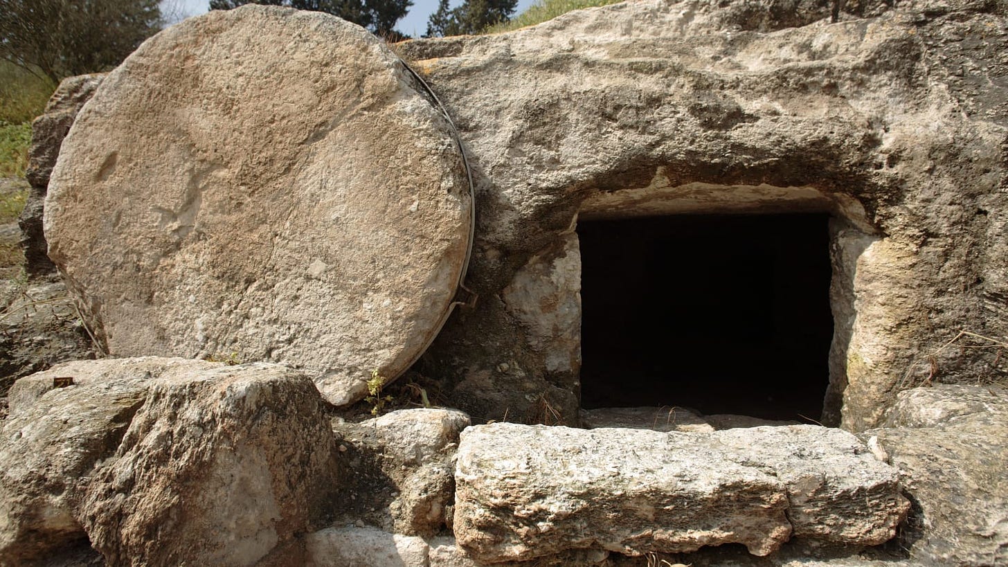 Was This Stone Actually a Warning Carved on Jesus' Tomb?